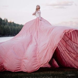 Couture Pink Parachute Skirt